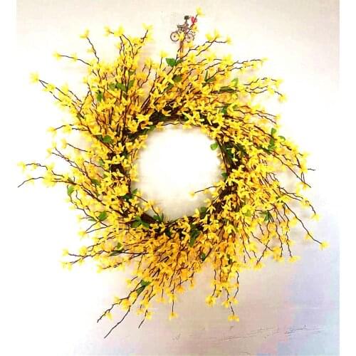 Spring Summer For Front Door Wedding winter Artificial Primroses Wedding Party Holiday Decor Door Decoration