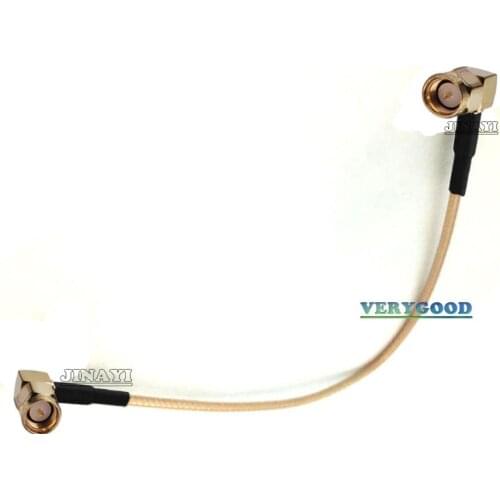 10pc RG316 Right Angle SMA Male Plug to SMA right angle male connector Antenna Cable 10cm 20cm 30cm