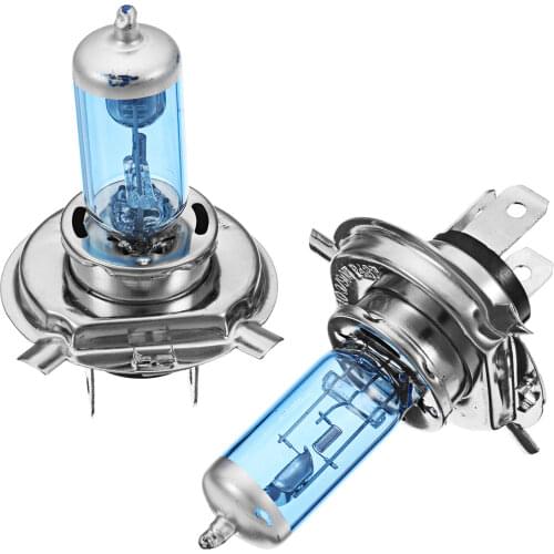 2Pcs Car Halogen Headlights HOD Fog Bulbs Lamps H1 H4 H7 H11 12V 100W 7200LM 6000K