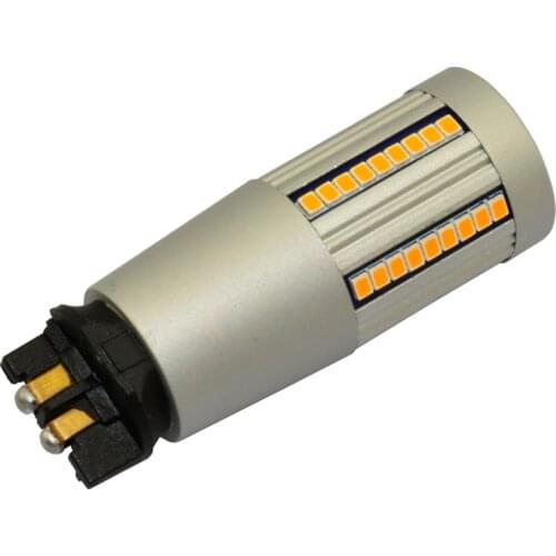 2pcs Amber PWY24W PW24W Error Free Canbus LED Bulbs Front Turn Signal Lights for Audi A3 A4 A5 Q3 MK7 Golf CC BMW F30 3 Series