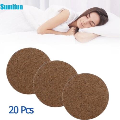 20Pcs Medical Sleep Sticker Anxiety Essential Plaster Improve Insomnia Massage Plasters Body Relax Sticker Patch Help Sleeping