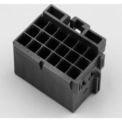 5/10pcs/lot 18 Pin/Way AMP Tyco TE Automotive Female Connector Plug Housing Socket 1-967624