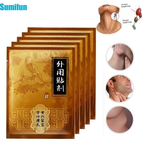 6Pcs/bag Organic Lymphatic Drainage Detox Stickers Breast Anti-Swelling Patch Effective Painless Treatment Care Massage Plaster