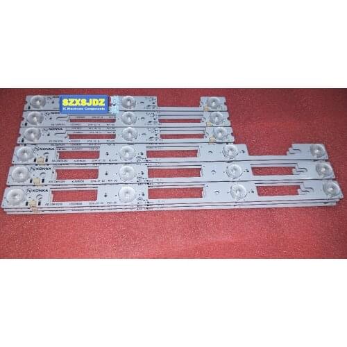 8p original for Konka KDL32MT626U 4pcs 4LED & 4pcs 3LED 35019055 35019056 bar light 32 inch backlight LED strip lamp 6 v