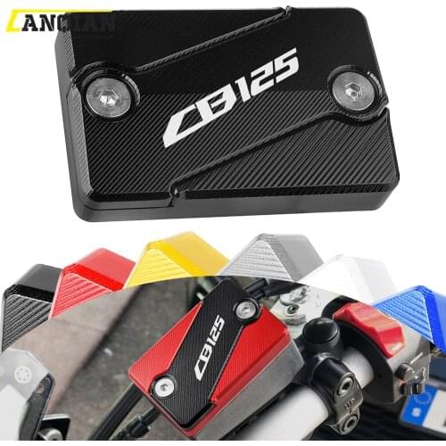 Motorcycle Accessories CNC Aluminum DIRT BIKE Front Brake Fluid Reservoir Caps Covers For HONDA CB125R CB125 CB 125 R 2018-2019