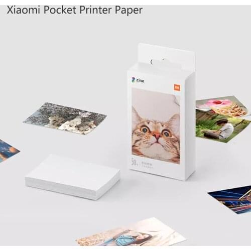 Original XiaoMi Mijia Pocket Printer Paper For Photo Printer 300dpi Portable Photo Mini Pocket Photo Printer Only Pape Paper