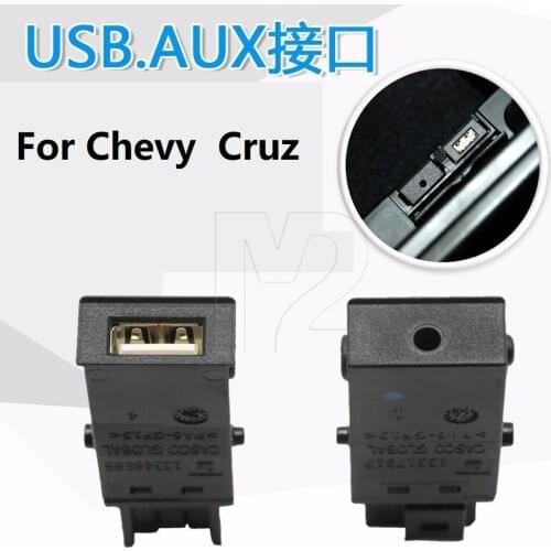 For Chevy Cruze 1.4 1.8 2008 2009 2010 2012 Usb AUX Port Assembly For Chevrolet Genuine Oem Parts 13318778 13348688