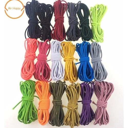 5yard/lot Stretchy Elastic String Cord Elastic Rope rubber band Thread 2.5mm for DIY Jewelry Making Sewing Accessories