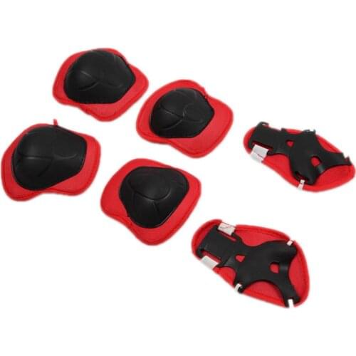 6pc/set Adjustable Skating Protective Gear Set Elbow pads Bicycle Skateboard Ice Skate Roller Knee Protector For Adult Kids Gift