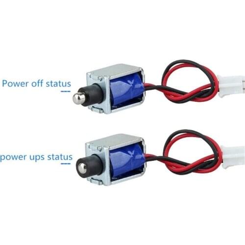 Mini Portable DC 5V Electromagnetic Lock Small Electronic Lock Electric Bolt Cabinet Lock for Shared Devices