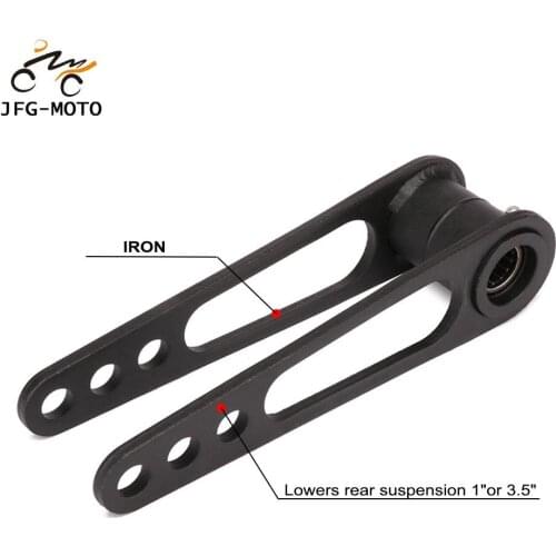 Motorcycle Iron ATV 1" or 3.5" Rear Lowering Adapter Kit Adjustable For SUZUKI LTR450 LTR 450