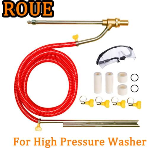 High pressure cleaner Wet Sandblasting gun nozzle pressure washer nozzle Car cleaning kit 1/4 Inch Quick Connect or Compatible