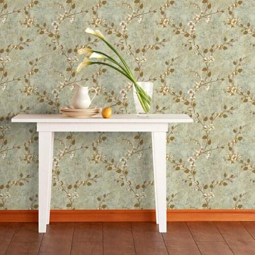 Beibehang American pastoral non-woven wallpaper home decoration bedroom living room sofa TV background 3d wallpaper roll photo