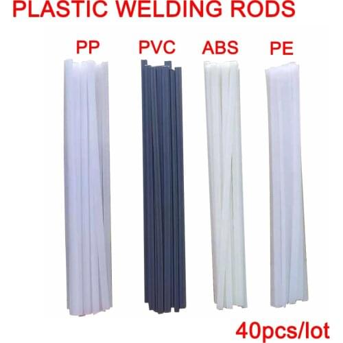 200mm Length ABS/PP/PVC/PE Welding Sticks 5x2mm Plastic Welding Rods For Plastic Welder Bumper Repair 40PCS/lot