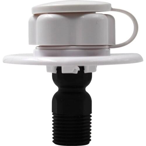 RV White City Water Fill Inlet Flange Plastic With Check Valve RV Parts