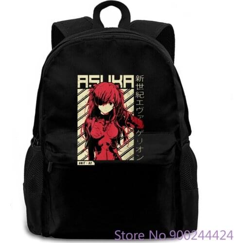 Evangelion - Asuka Poster Anime Brand Style women men backpack laptop travel school adult student