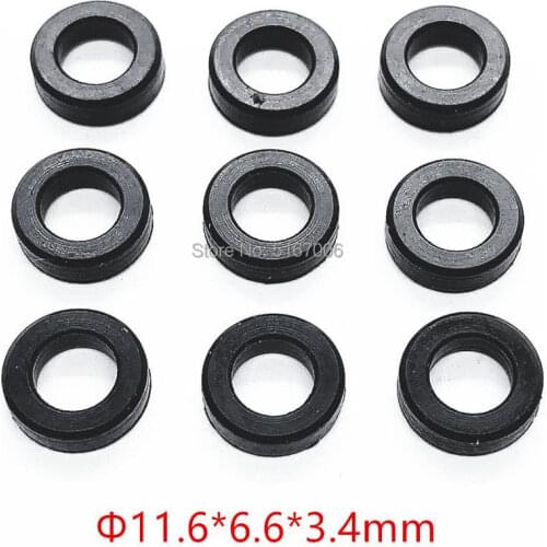 100Ppcs Fuel Injector Rubber Seals 11.5*6.6*3.4mm Top Feed For Japanese Car Accessories Repair Kits Auto Parts For AY-S4026