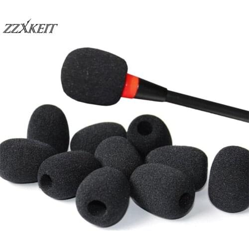 30*22*8mm Foam Headset Replacement Microphone Sponge Covers Telephone Headset Mic Microphone windshield Microphone Accessories