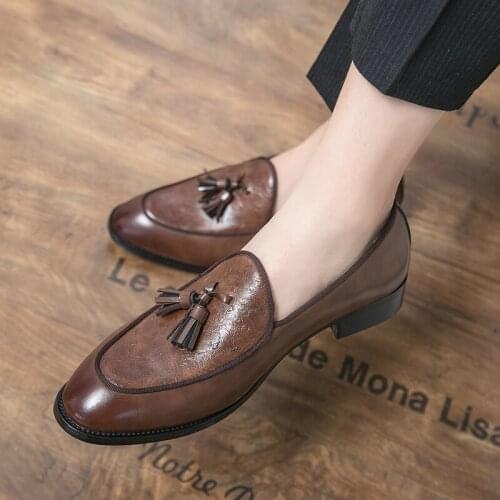 Zapatillas Hombre Summer Men Shoes Breathable Tassel Loafers Leather Luxury Brand Comfortable Mens Flats Moccasins Casual Shoes