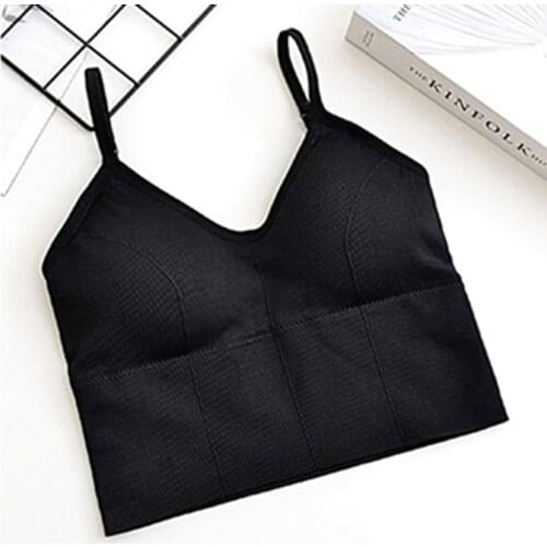 Women Fittness Bras Backless Tube Tops Female Bottoming Bras Sexy Lingeries Beauty Back Wrapped Chest