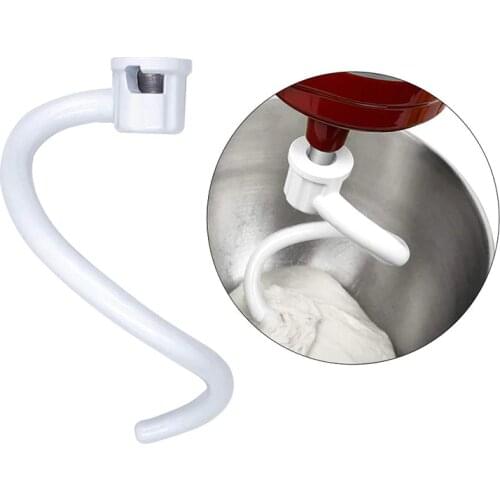 1Pcs Spiral Coated Metal Dough Hook Spare Replacement Parts For Kitchenaid KNS256CDH Stand Mixer Bowl-Lift 4KG25H KG25H KG25G