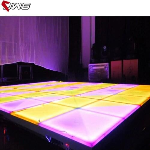 10mm 432PCS Leds Rgb Color Changing Led Dance Floor For Stage Light Wedding Party Car Show Disco