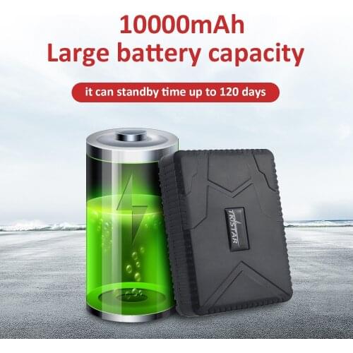 4G GPS TK915-4G Waterproof Car Tracker Standby Strong Magnet GPSTracking Device 10000mAh Free Web/APP Tracking