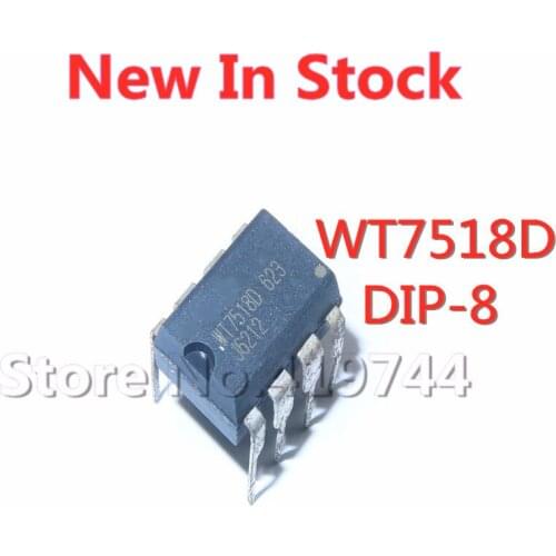 5PCS/LOT WT7518D WT7518 DIP-8 power chip current and voltage monitor In Stock NEW original IC