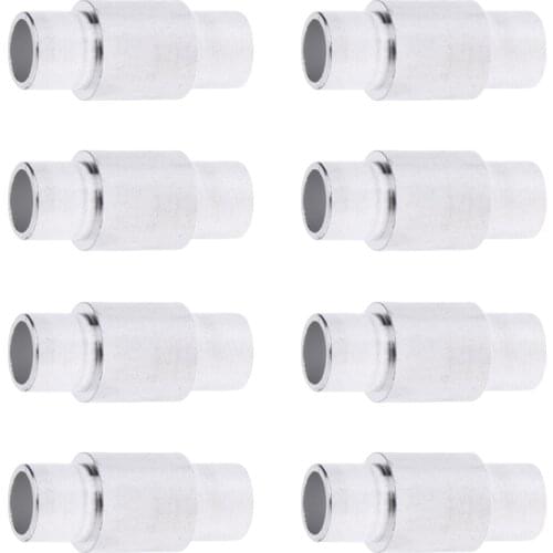 8 Pcs Aluminum Long Sleeve Inline Roller Skate Wheels Replacement Spacers High Performance Scooter Skateboard Wheel Bearings