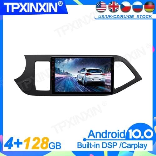 Android10 For KIA PICANTO MORNING 2012-16 Head Unit Car Multimedia Player Auto Radio Tape Recorder GPS Navigation DSP IPS Auto