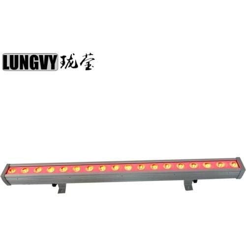 Free Shipping 18x4w RGBW 4In1 Led Wall Washer Light Dmx Outdoor Ip65 LED Building Wall Light LED Wall Floodlight