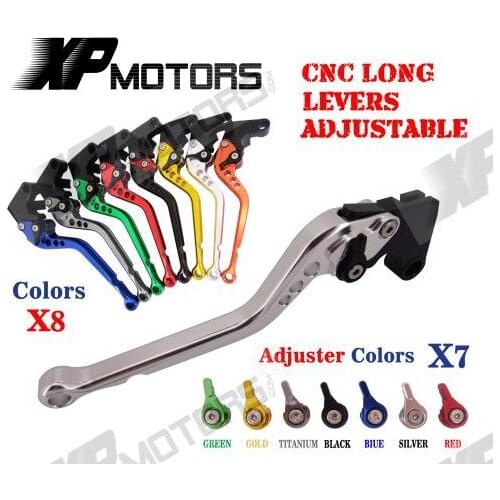 CNC Long Adjustable Brake Clutch Lever For Yamaha YZFR1 YZF-R1 YZFR6 YZF-R6 FZ1 Fazer YZFR6S USA Version YZF-R6S Canada Version