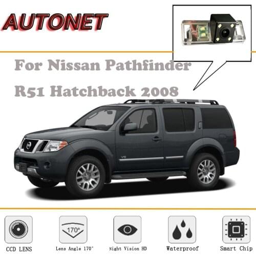 AUTONET Rear View camera For Nissan Pathfinder R51 Hatchback 2008/Night Vision/Reverse Camera/Backup Camera/license plate camera