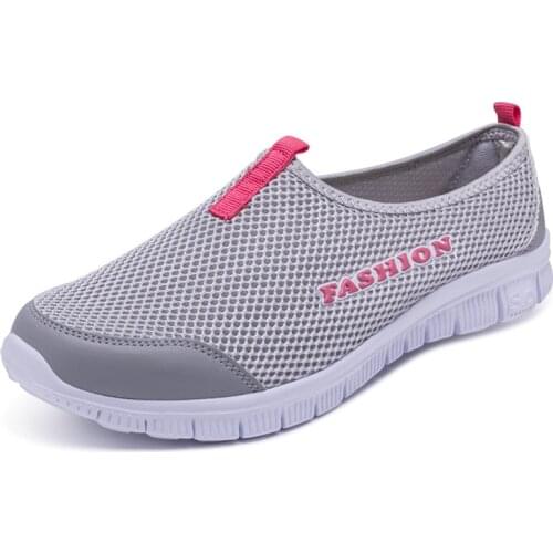 Summer Sports Shoes Men Ladies Walking Shoes Spring New Men Shoes Breathable Flat Net Women Sheos Athletic Outdoor Shoes Travel