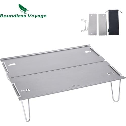 Boundless Voyage Camping Folding Table Outdoor Ultralight Aluminium Alloy Removable Mini Table Portable Dining-table