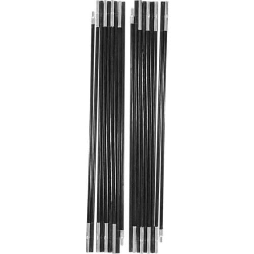 2 Pcs/Lot Camping Tent Pole Fiberglass Sun Shelter Rod 4M/4.48M/4.9M Sunshade Tent Bracket Camping Tarp Tent Accessories