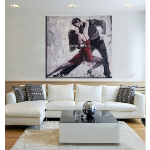 Top Artist Hand-painted High Quality Modern Dancer Oil Painting For Wall Decoration Beautiful Wall Decorative Painting For Home