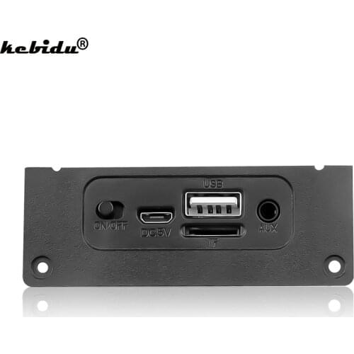 MP3 Decoder Board Bluetooth 5.0 Support Call Handsfree Decoding 5V Mini Module MP3 WAV AUX TF Card USB With 2*5W Amplifier