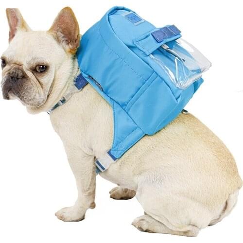 Ins Wind Pet Backpack Dog Self Backpack Trendy Fashion Cat Puppy Chest Strap Travel School Bag Funny Pet Outing Backpack