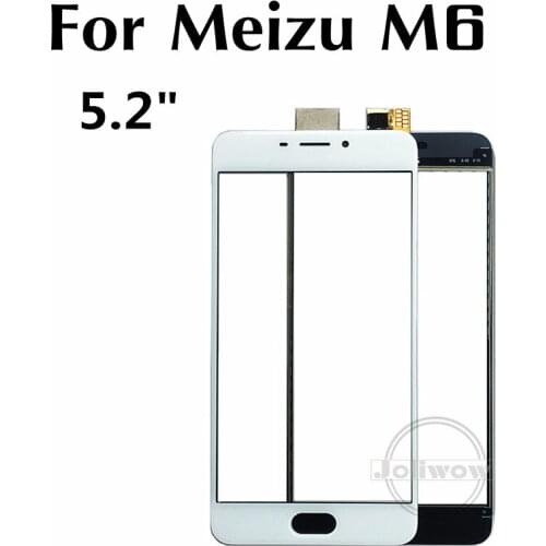 5.2" For Meizu M6 Touch Screen Sensor Panel Front Glass Lens Touch Sensor Replacement Touchscreen Touchpad