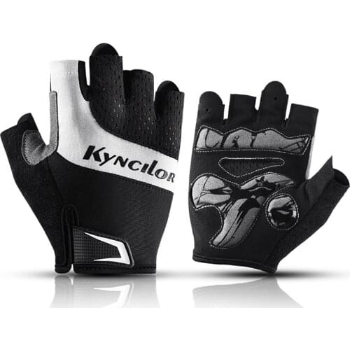 Sport Cycling Gloves Half-finger Gloves Men Women Outdoor Fishing Running Breathable Non-slip Gloves Sports Fitness Gloves