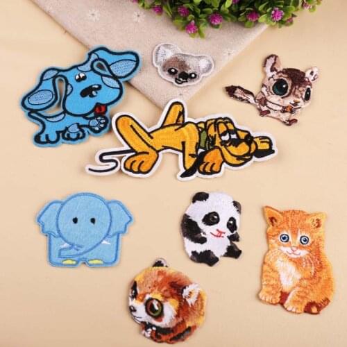 Embroidery cloth stickers computer badge boutique DIY cartoon small animal repair clothes decoration patch stickers