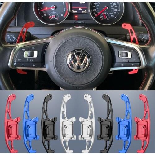 Shifter Paddles Extender For Volkswagen Golf 7/7.5 MK7 GTI GTE GTD R Rline VW Polo MK6 Scirocco Jetta GLI 2014+ Car Accessories