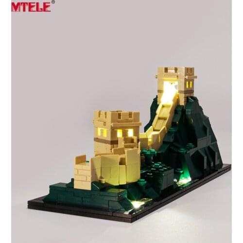 MTELE Brand LED Light Up Kit Toy For 21041 Architecture Great Wall of China , NO Building Block Model