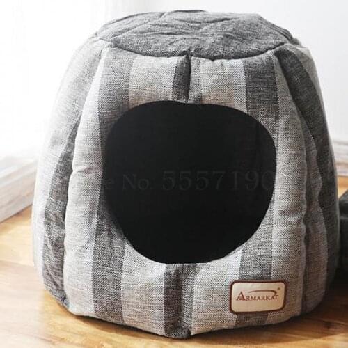 Winter warm cat nest cat tent cat dog kennel thick waterproof pumpkin nest pet cat nest