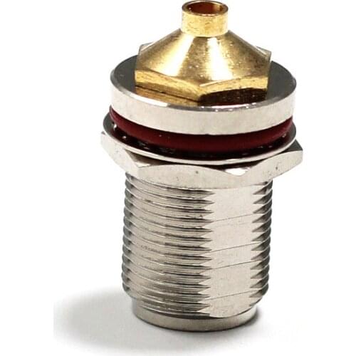 1pc N female jack bulkhead RF Coax Connector solder for RG402.141" cable Straight Nickelplated NEW wholesale