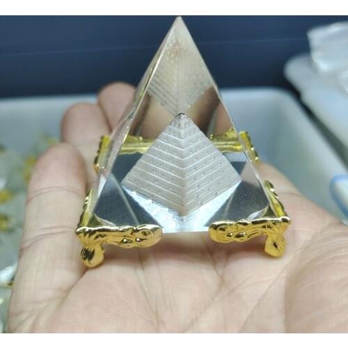 1pcs OrganicStone Pyramid Silicone Mold Resin Decorative Crafts Jewelry, Natural Crystal Crystals Reiki Pyramid Chakra Home Deco