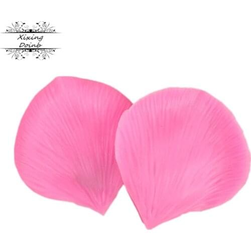 2Pcs Peony flower shape silicon soft candy mold cake decoration tool candy chocolate fudge mold