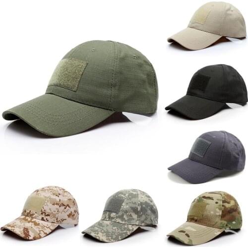 2020 Outdoor Sport Snap back Baseball Caps Camouflage Simplicity Hunting Army Cap Military Tactical Hat Camo Cap For Adult F2E6