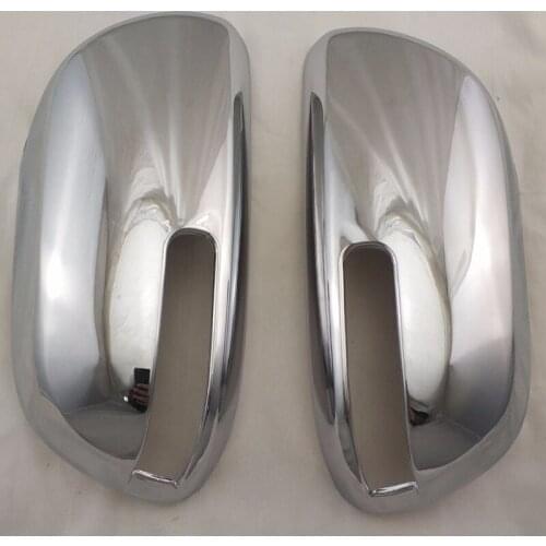 For Toyota Hilux Accessories ABS Chrome Design Rear View Mirror Cover Cap With Indicator For Toyota Hilux 2012 2013 2014 2pcs